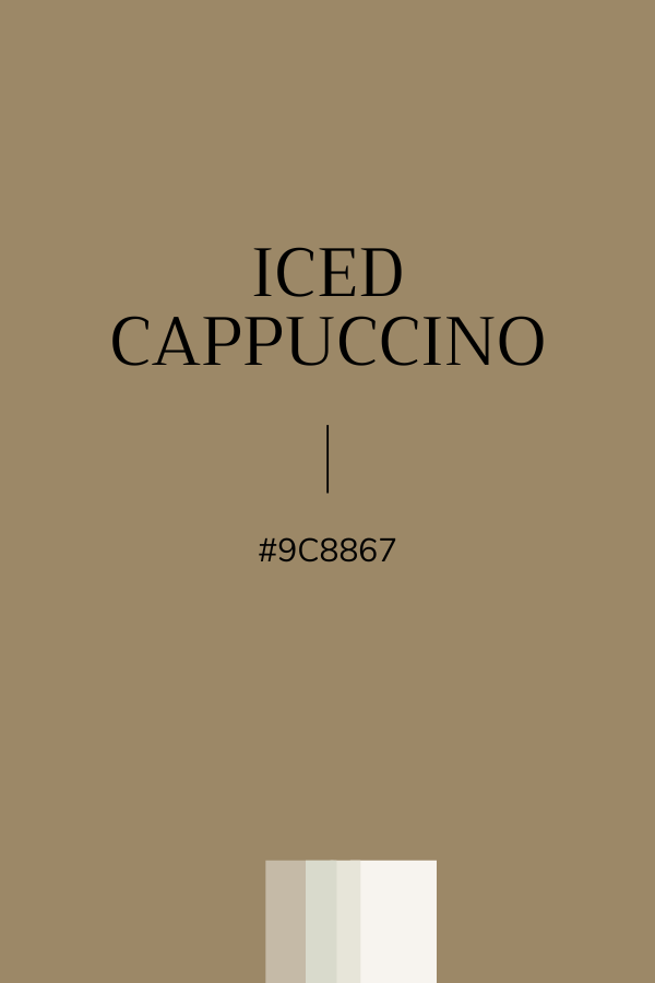Couleur Marron #9C8867 Iced Cappuccino
