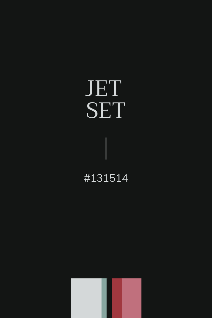 Couleur noir Jet Set