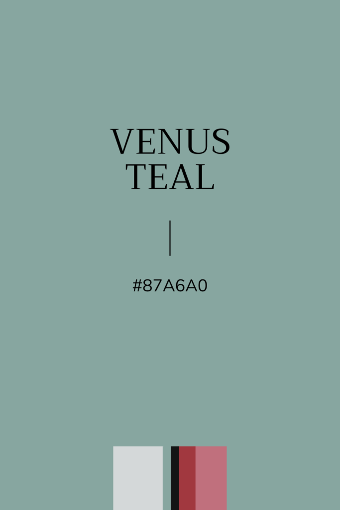 Couleur vert d'eau, Veanus Teal