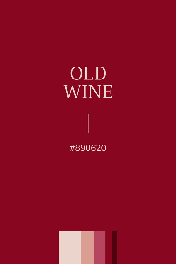 Couleur Rouge Bordeaux, Hexa #890620 Old Wine