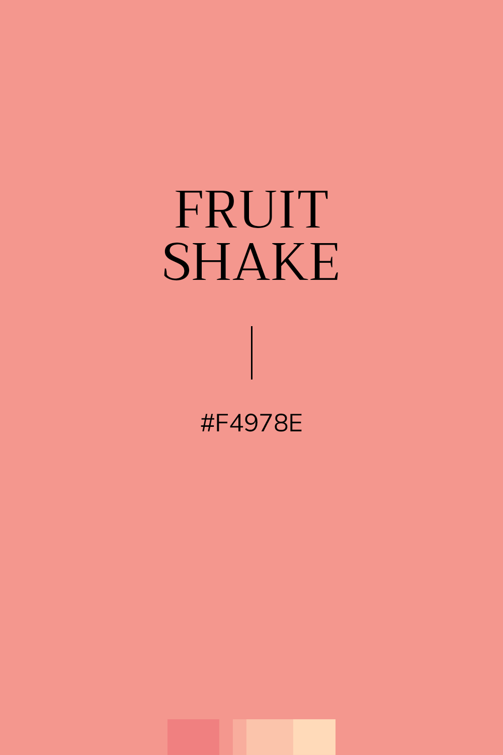 Couleur unie Rose orangé #F4978E