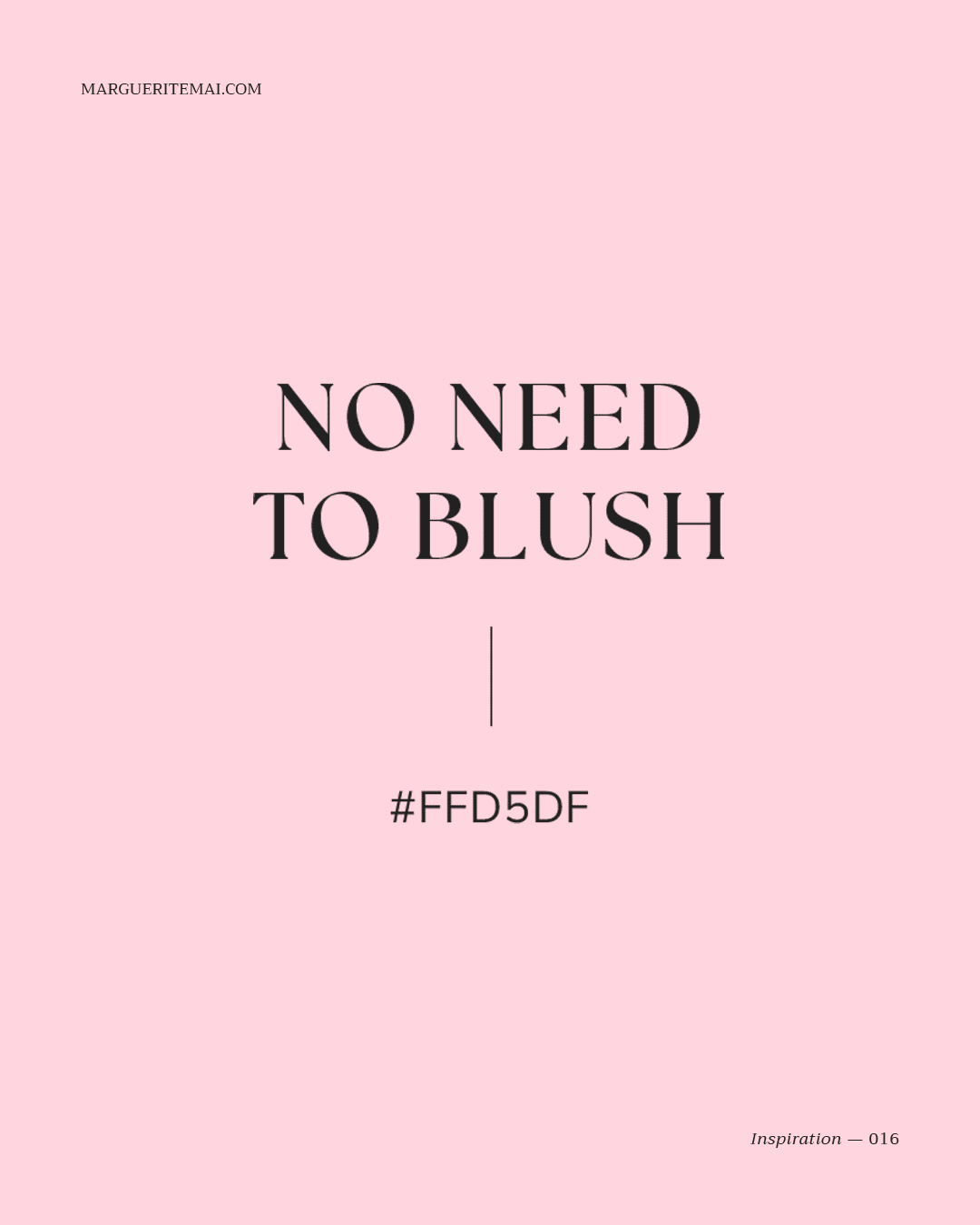 Couleur Rose bonbon #FFD5DF
