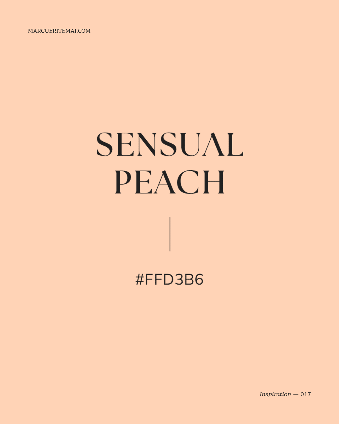 Couleur Beige Chamois #FFD3B6