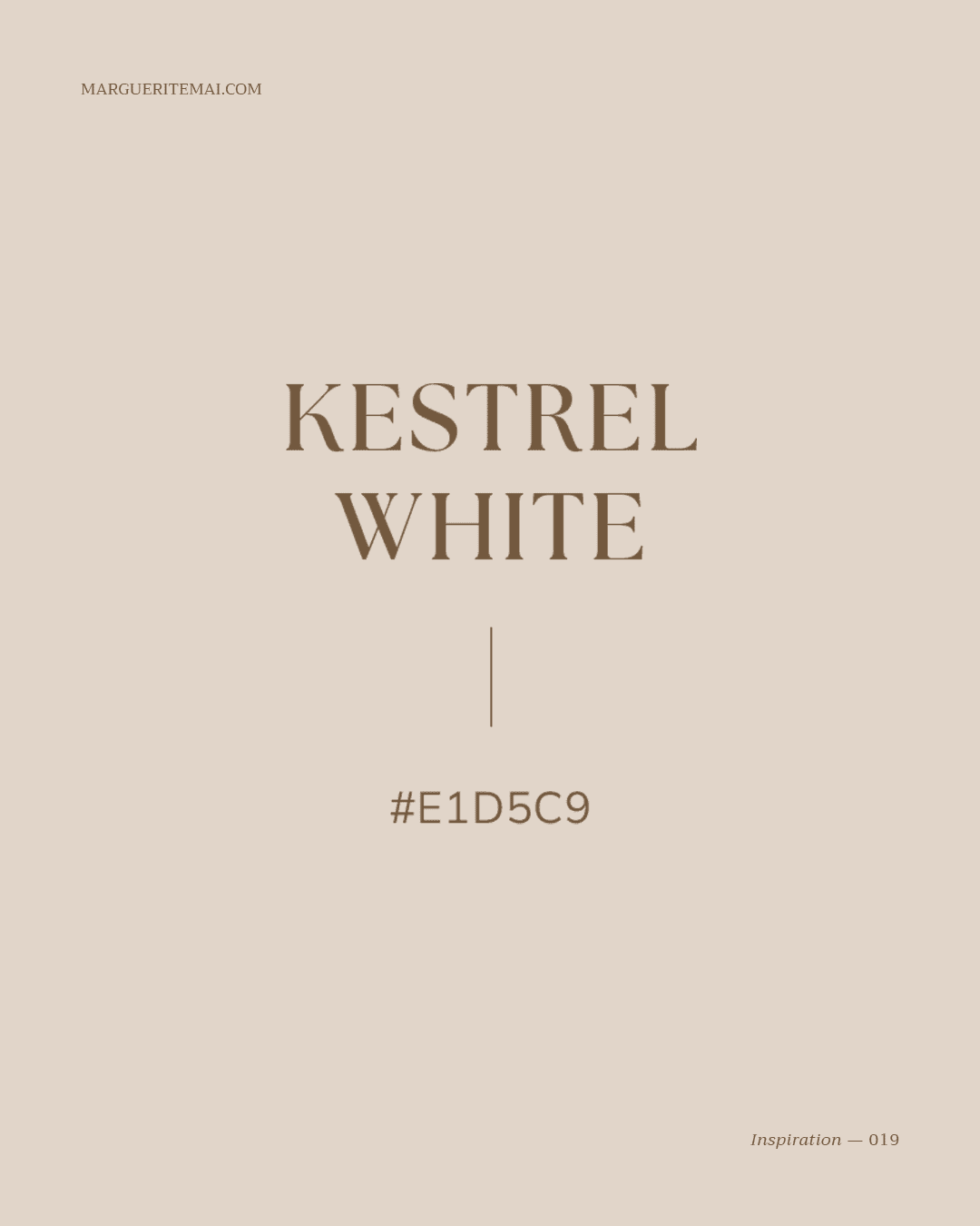 Couleur beige rosé #E1D5C9