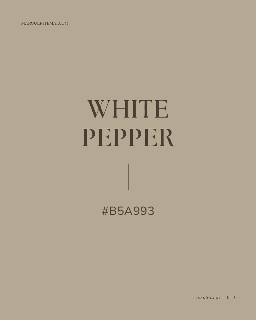 couleur marron #B5A993