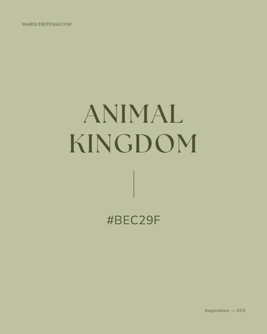 couleur vert olive #BEC29F