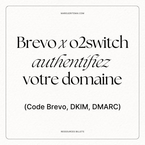 Couverture de l'article : Brevo - o2Switch, authentifiez votre domaine