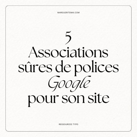 Couverture de l'article 5 associations sûres de polices Google pour son site web.