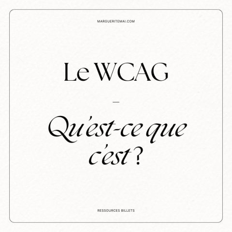 Couverture de l'article : Le WCAG, qu'est-ce que c'est ?